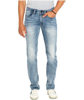 light wash stretch jeans mens