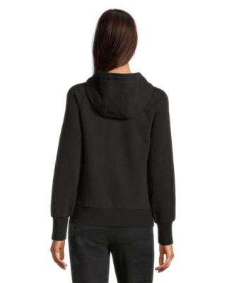 black zip up hoodie women's