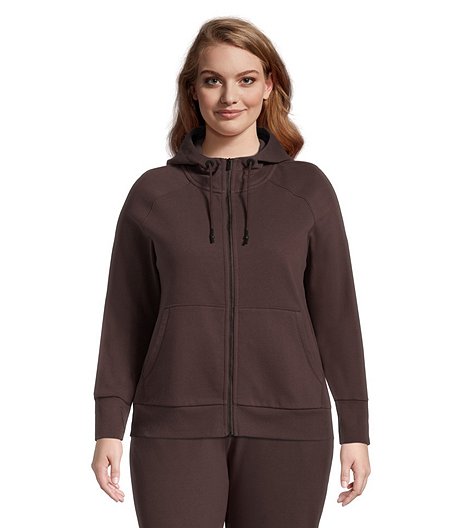 Women's Fleece Zip-Up Hoodie Sweatshirt