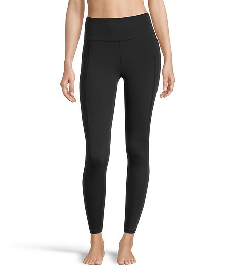 Women's High Rise Live-In Wellness Copper Leggings with Side Pocket - 7/8 Length
