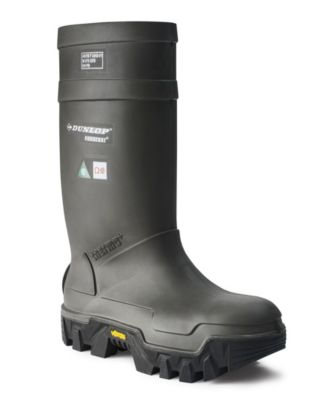 dunlop rubber steel toe boots