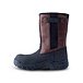 Men's 11 Inch Composite Toe Composite Plate Flex Mud Wellington Work Boots - Black/Brown