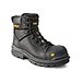 Men's 6 Inch Hauler Composite Toe Composite Plate Waterproof Leather Work Boots - Black