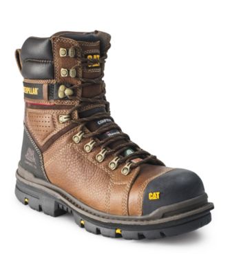 caterpillar slip on work boots