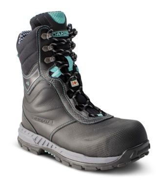 women's black composite toe work boots