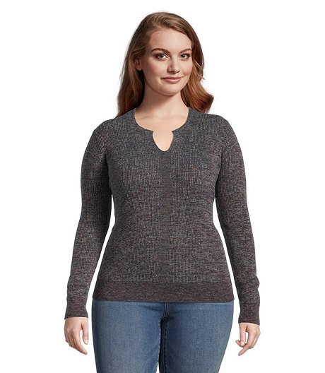 Women's Fitted V-Neck Pullover