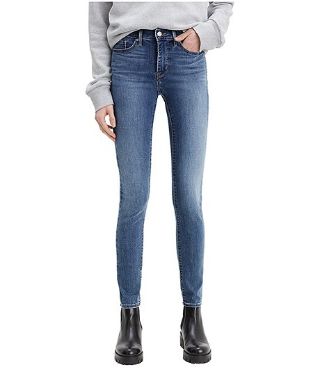Women's 311 Shaping Mid Rise Skinny Jeans Lapis Gallop - Dark Stone Wash |  Mark's