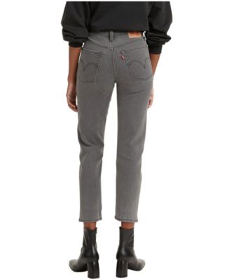 high rise cropped levi's wedgie jeans