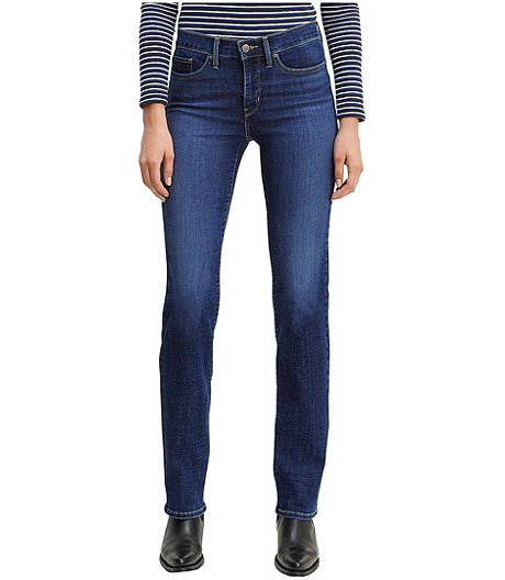 Women's 314 Shaping Mid Rise Straight Jeans - Cobalt Offbeat 