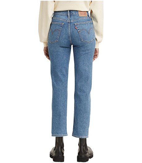 Women's Wedgie High Rise Straight Jeans Love In The Mist - Medium Stone  Wash | Mark's