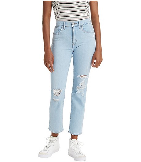Women's 724 High Rise Straight Crop Jeans Tribeca M