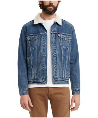 fur lined denim jacket levis