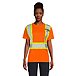 T-shirt de sécurité haute visibilité pour femmes, orange