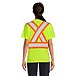 T-shirt de sécurité haute visibilité pour femmes, jaune