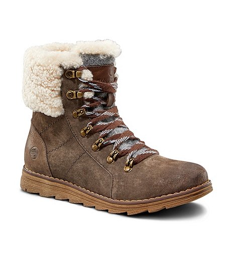Women's Cozy Cabin II Shearling Insulated Boots -Brown