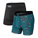 Men's 2 Pack Vibe Slim Fit Boxer Brief Underwear