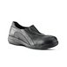 Women's Static Dissipating Steel Toe Slip On Work Shoes - Black