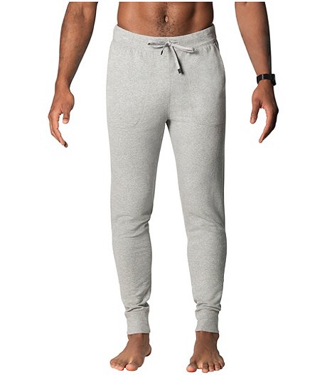 Men's 3Six Draw String Waist Band Relaxed Fit Lounge Pants - Ash Grey Amber