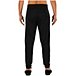 Men's Down Time Mid Weight Knit Moisture Wicking Lounge Pants with Drawstring - Black