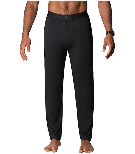 Pantalon de détente à ceinture élastique qui résiste aux odeurs et évacue l'humidité Sleepwalker pour hommes, noir