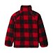 Kids' Unisex 7-16 Years Winter Pass Printed Sherpa Winter Jacket - Black Red