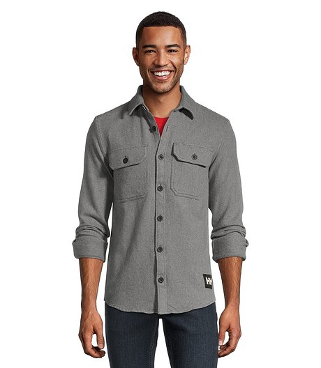 Men's Drammen Long Sleeve Cotton Flannel Shirt