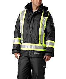 Dakota Men's Hi-Visibility T-MAX Waterproof Hyper-Dri 3 Lined 7-in-1 Jacket