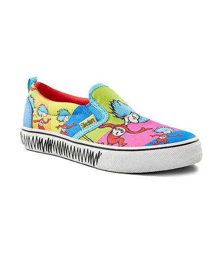 Chaussures à enfiler pour filles Dr. Seuss : Marley Jr. - Things Ran Up