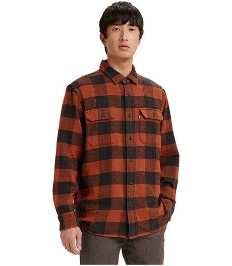 Men's Classic Cotton Flannel Worker Shirt - Picant
