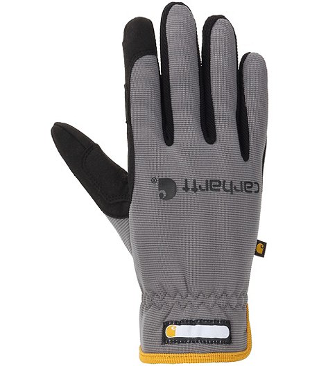 Men's Thermal Lined Fast Dry Work Gloves - Grey