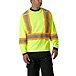 Men's Safety Hi-Vis Cotton Lined Long-Sleeve Shirt