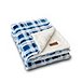 Heritage Double Sided Abstract Plaid Sherpa Blanket