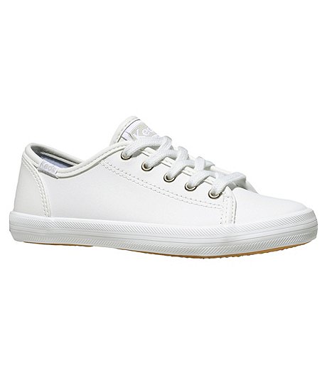 Girls' 4-14 Years Kickstart Core Sneakers - White - ONLINE ONLY