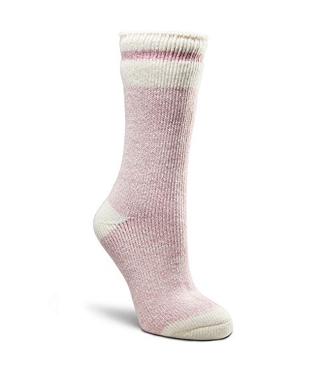 Women's Twist Knit Thermal T-Max Heat Crew Socks