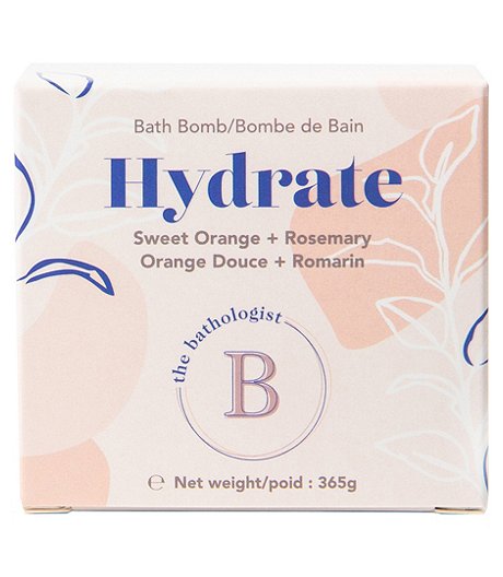 Bombe de bain unisexe, Hydrate - orange et romarin - 265 g