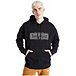 Men's YC Logo Pullover Relaxed Fit Hoodie - Black