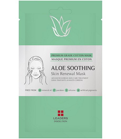 Premium Grade Cotton Sheet Mask - Aloe Soothing Skin Renewal Mask