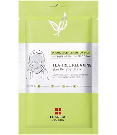 Premium Grade Cotton Sheet Mask - Tea Tree Relaxing Skin Renewal Mask