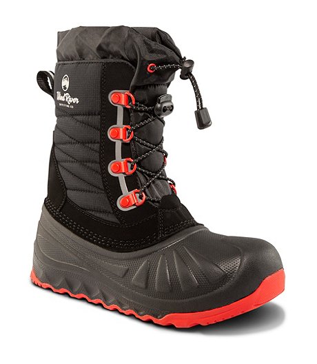 Boys' Preschool Revy Toggle T-Max Winter Boots - Black Red