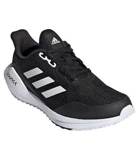 Boys' Youth EQ21 Running Shoes - Black White
