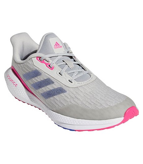 Girls' Youth EQ 21 Running Shoes - Grey Pink