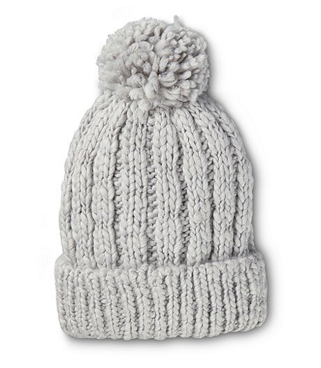 Women's Cable Knit Fleece Lined Toque 