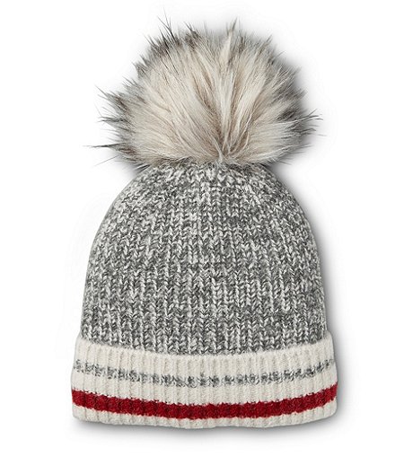 Women's Heritage Traditional Faux Pom Toque with Cuff