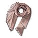 Foulard couverture asymétrique en fil bouclé pour femmes