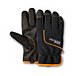 Men's Driver Oil and Water Resistent Gloves with Cuff - Black