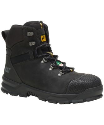 Caterpillar - CAT Bottes de randonnée de sécurité étanches à l'eau avec à protection en acier et en composite pour hommes, Accomplice X, noir Noir 11