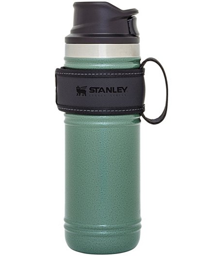 Quadvac 16 oz Stainless Steel Hot and Cold Leakproof Trigger Action Mug - Green