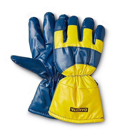Men's Oil Resistant Sherpa Lined Gauntlet Gloves