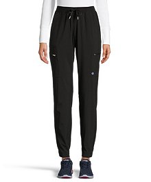 Scrubletics Pantalon d’uniforme médical de style jogging à multiples poches cargo pour femmes