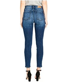 Buffalo Women's Alexa Mid Rise Super Skinny Jeans Medium Indigo - ONLINE ONLY